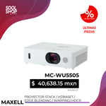 Maxell Mc-Wu5505 Lcd Proyector Stack / Hdbaset Edge Blending Warping/ Hdcr