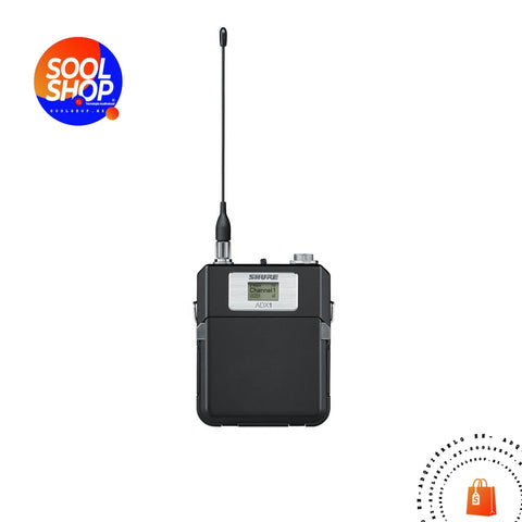 Adx1 Shure Transmisor De Cuerpo (Body Pack) Axient Digital Recarga Avanzada Y Control Remoto