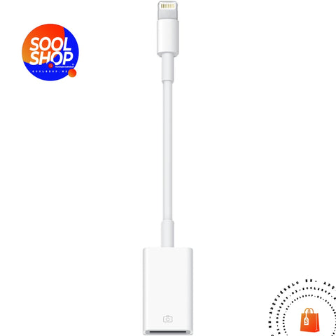 Apple Adaptador de Lightning a USB para cámara MD821AM/A - SOOL SHOP | Tecnología Audiovisual