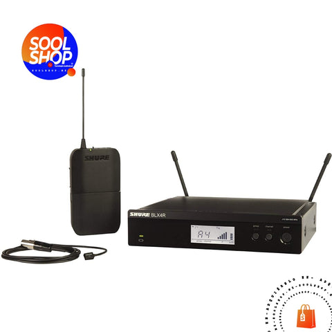 Shure - BLX14R/W93 - Micrófono Inalámbrico de Solapa Shure BLX14R/W93, Receptor Rack - SOOL SHOP | Tecnología Audiovisual