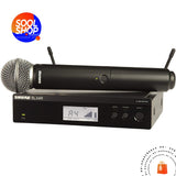 Shure - BLX24R/SM58 - Sistema inalámbrico con microfono de mano, capsula SM58 - SOOL SHOP | Tecnología Audiovisual