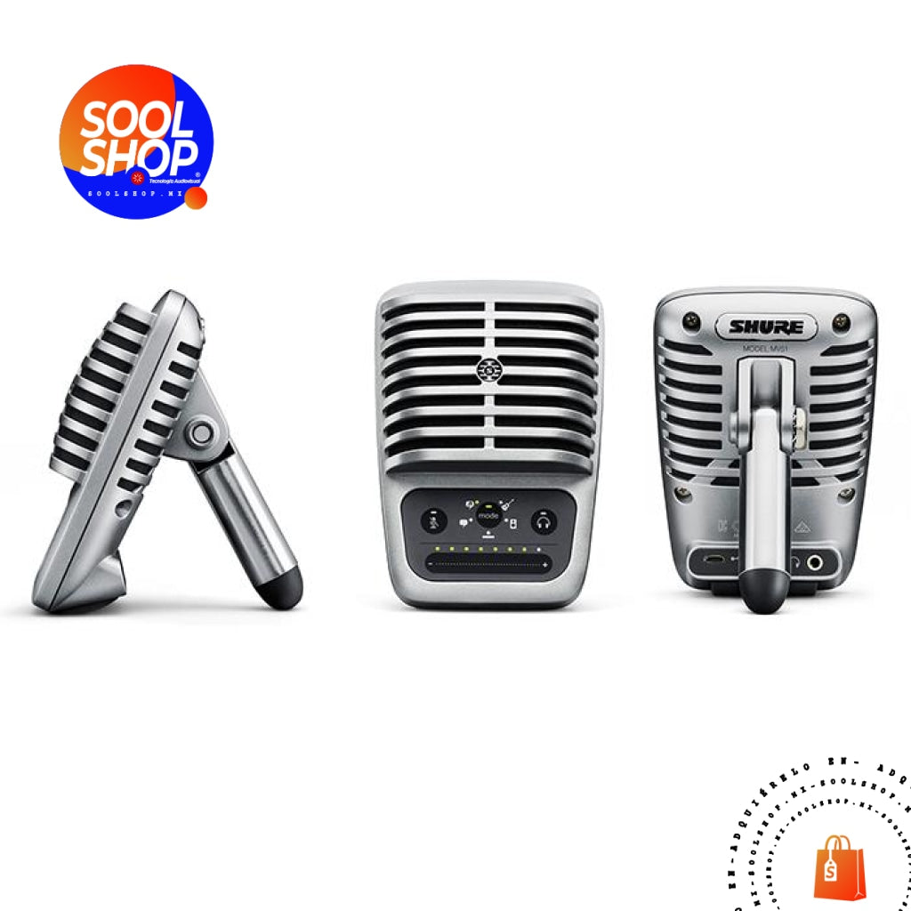 MV51/A Shure Micrófono digital de condensador con diafragma grande