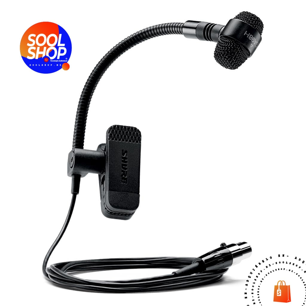 PGA98H-TQG Shure micrófono condensador con pinza para instrumento