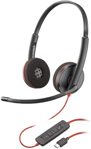 PLANTRONICS Blackwire 3220 USB-A Headset, On-Ear Mono Headset, Wired - SOOL SHOP | Tecnología Audiovisual