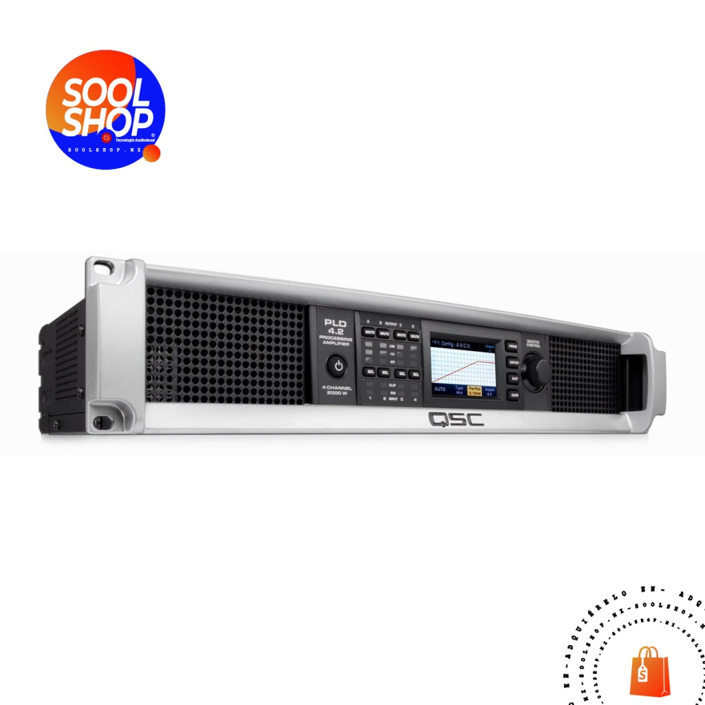 AMPLIFICADOR DE 4 CANALES CON DPS QSC