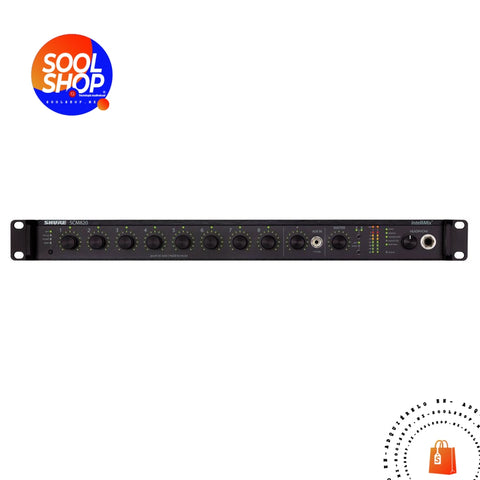 Scm820 Shure System Mezcladora Digital Automática De 8 Canales Con Conectividad En Red Por Ethernet