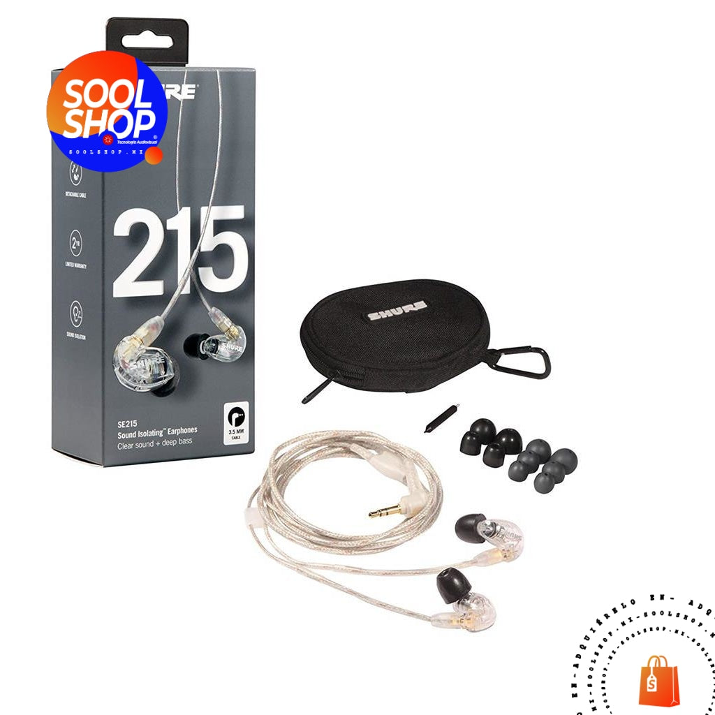 SE215-CL Shure AURICULARES monitoreo I  –