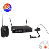 Slxd14/98H Shure Sistema Inalámbrico Digital Con Micrófono Para Instrumento Cápsula Beta 98H Sistema