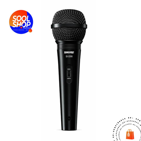 SHURE - SV200 - Micrófono para voces SV200. (sonido nítido para karaoke y mucho más‎) - SOOL SHOP | Tecnología Audiovisual
