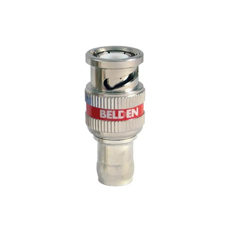 1505ABHD1 BELDEN Conector BNC coaxial RG59 para HD de compresión, paquete 50 piezas
