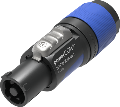 NEUTRIK NAC3FXXA-W-L Conector de cable de red de CA con bloqueo