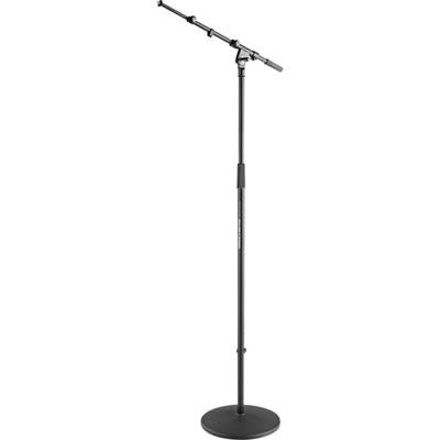 Köning & Meyer 26145-500-55 Pedestal para micrófono con BOOM de base redonda