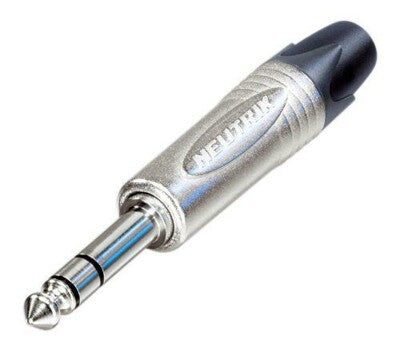 NEUTRIK NP3X Conector telefónico profesional Macho de 3 polos de 1/4" , 6.35 mm