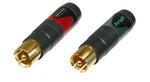 NEUTRIK NF2C-B/2 Par de conectores Phono Plug profesionales (tipo RCA o CINCH)