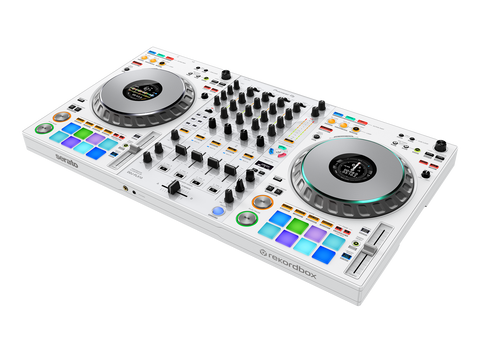 AlphaTheta DDJ-FLX10-W  Controlador DJ profesional de 4 canales (Blanco)