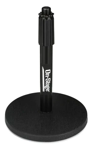 Ds7200B Stand Para Micrófono De Mesa Base Fierro Fundido 16 Cm Diámetro Pieza Micrófonos