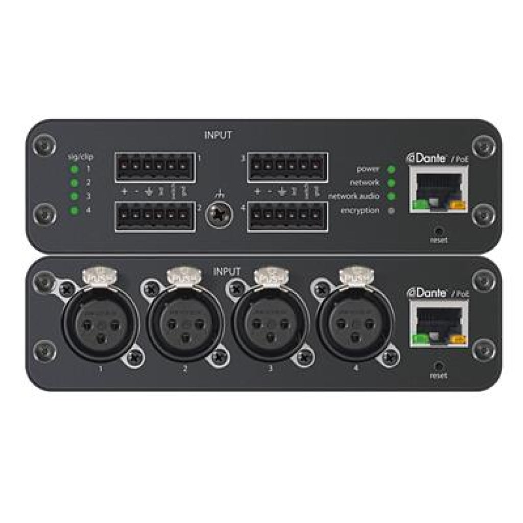 Shure Red Box ANI4IN‐BLOCK Shure SYSTEM interfaz de Red avandaza con 4 canales dante ...
