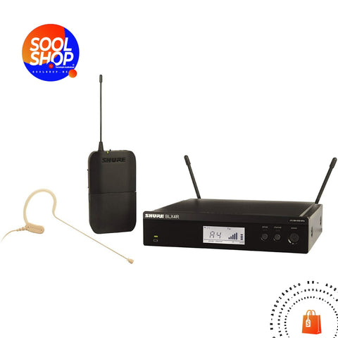 Shure - BLX14R/MX53 - Sistema Inalámbrico con micrófono earset condensador, MX153 - SOOL SHOP | Tecnología Audiovisual