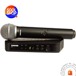 Shure - BLX24/PG58 - Micrófono Inalámbrico de Mano - SOOL SHOP | Tecnología Audiovisual