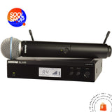 Shure BLX24/SM58-J10 Sistema Micrófono Inalámbrico de Mano