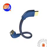 inakustik - HIGH SPEED HDMI CABLE CON ETHERNET | ANGULADO 1.5 m - SOOL SHOP | Tecnología Audiovisual