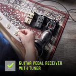Glxd6+ Shure Receptor De Pedal Guitarra Inalámbrico Digital Dual Band Micrófonos
