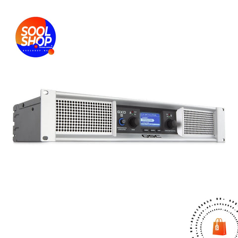 QSC GXD8 Amplificador estéreo Clase D con DSP - SOOL SHOP | Tecnología Audiovisual