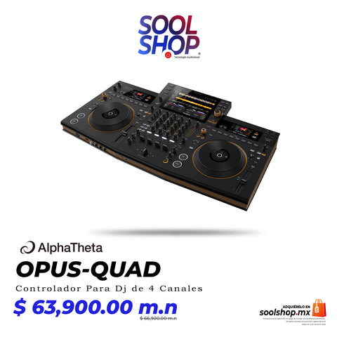 AlphaTheta Opus-Quad Controlador Para Dj de 4 Canales ( Pioneer DJ)