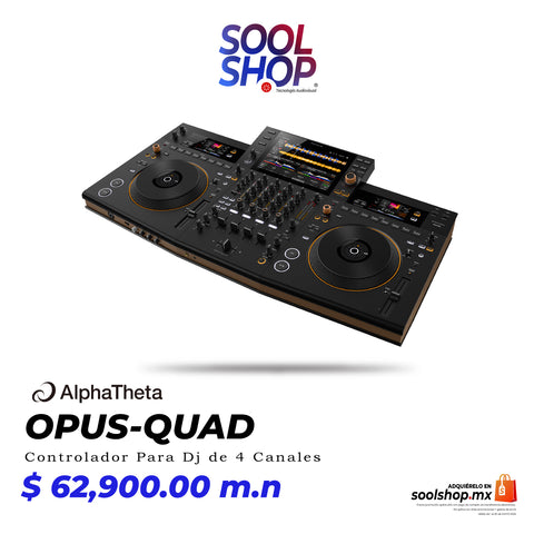 AlphaTheta Opus-Quad Controlador Para Dj de 4 Canales ( Pioneer DJ)