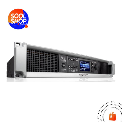 QSC PLD4.3 Amplificador 4 Canales con DSP y panel LCD - SOOL SHOP | Tecnología Audiovisual