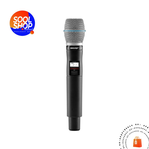 SHURE - QLXD2/B87A - Transmisor digital de mano con BETA87. - SOOL SHOP | Tecnología Audiovisual