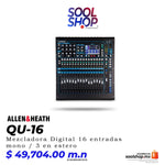 Qu-16 Allen & Heath Mezcladora Digital 16 entradas mono / 3 estero