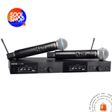 Slxd24D/B58 Shure Sistema Inalámbrico Dual Con 2 Transmisores De Mano Cápsula Beta58 Sistema