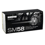 Sm58S Shure Micrófono Dinámico Para Voz Con Interruptor De Encendido Micrófonos