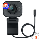 Streamcam Logitech 2.1 Megapíxel 60Fps Grafito Usb-C Webcam