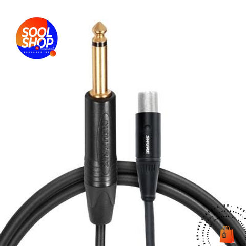 Wa306 Shure Cable Con Conectores Micrófonos