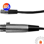 Wa310 Shure Cable Para Conectar Un Micrófono De Mano Dinámico A Transmisores Bolsillo Bodypack.
